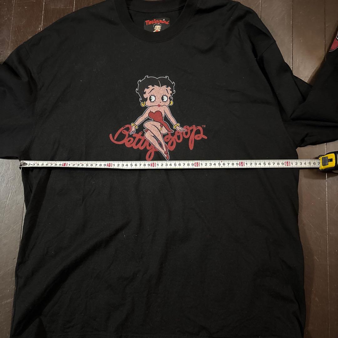 Mastermind x Betty Boop 長袖Tシャツ L 黒