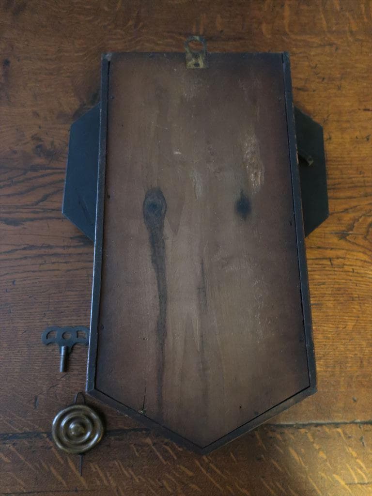 【 アンティーク 】ゼンマイ式 壁掛け時計