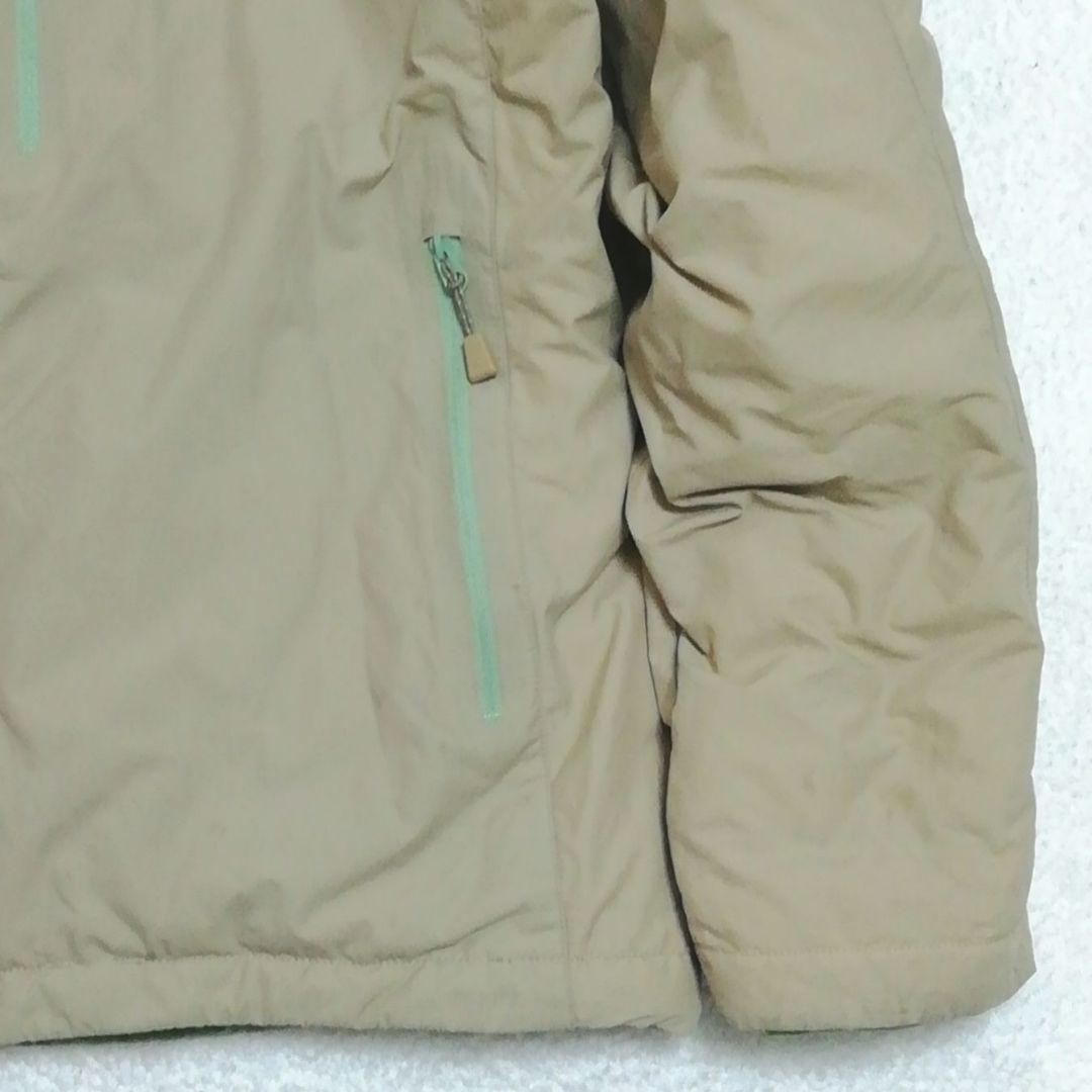 montbellモンベル コロラドパーカ リバーシブルダウン(L)ベージュ☓緑色