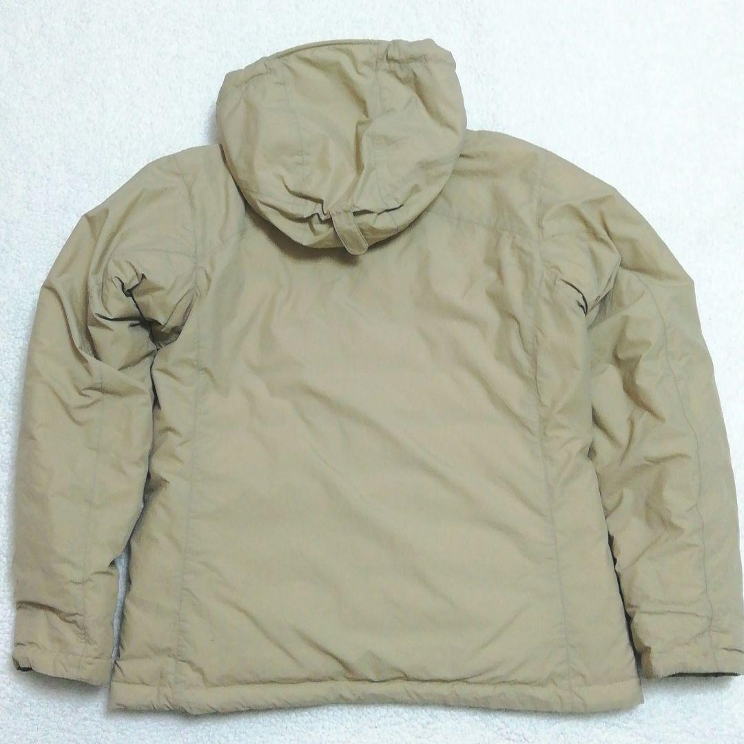 montbellモンベル コロラドパーカ リバーシブルダウン(L)ベージュ☓緑色