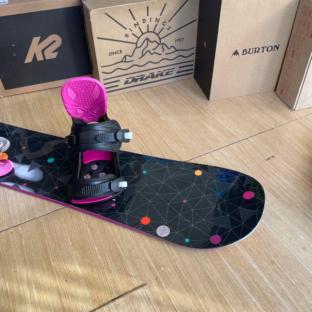 BURTON×NB　バートン　バインディング付　スノーボードセット