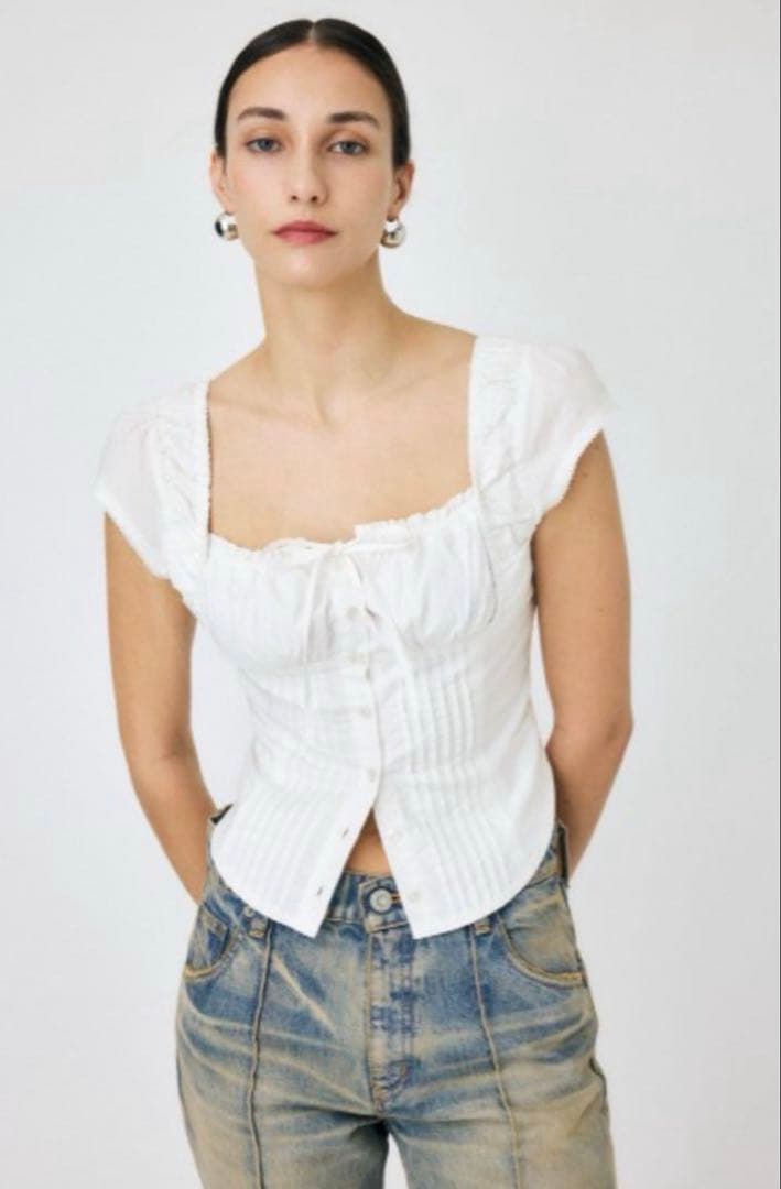 （MOUSSY）CORSET FIT ブラウス