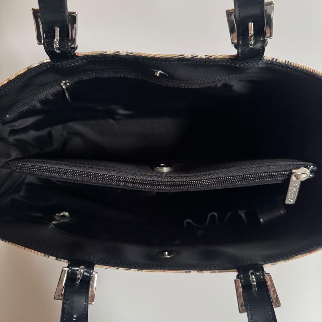 未使用級　大容量　A4可　BURBERRYS ノバチェック　トートバッグ ハンド