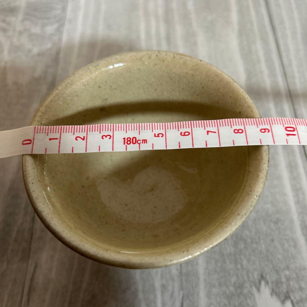 やちむん 赤絵湯のみ 未使用品 松田米司