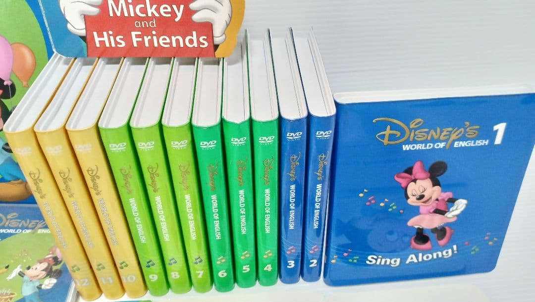 2018年　DWE　ディズニー英語システム　シングアロングフルセット　新子役