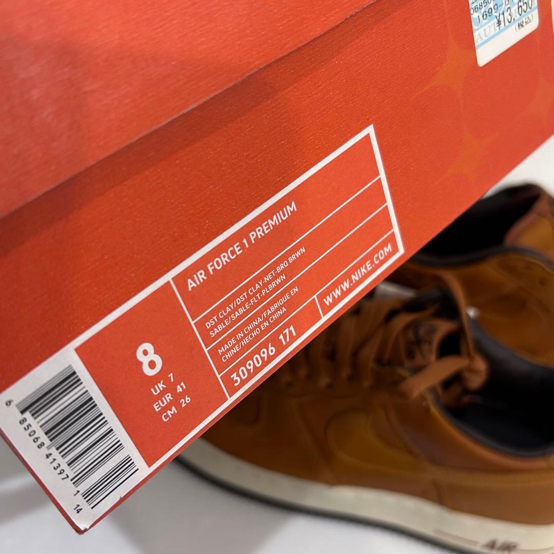 新品　AIR FORCE 1 LOW PREMIUM leather スニーカー