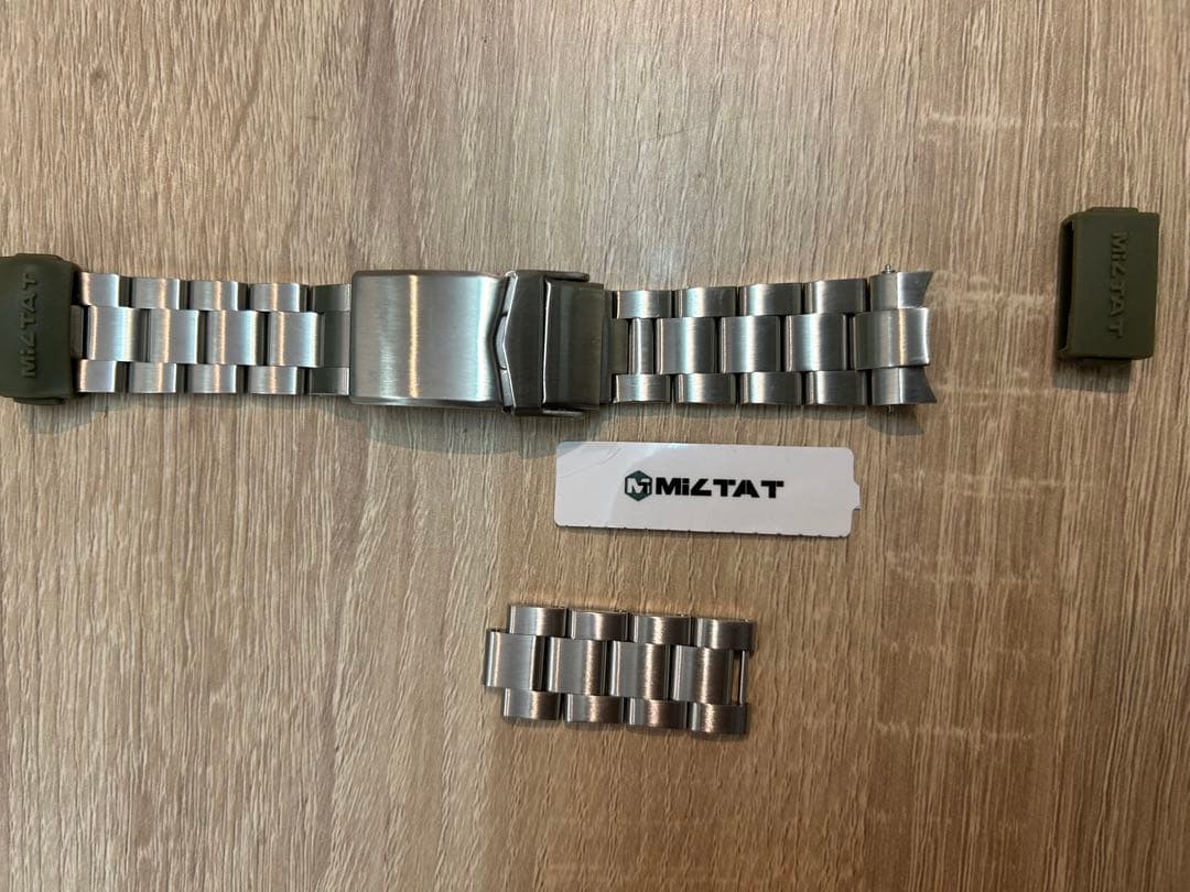 時計バンド オイスター ブレスレット Vクラスプ for セイコー MM300