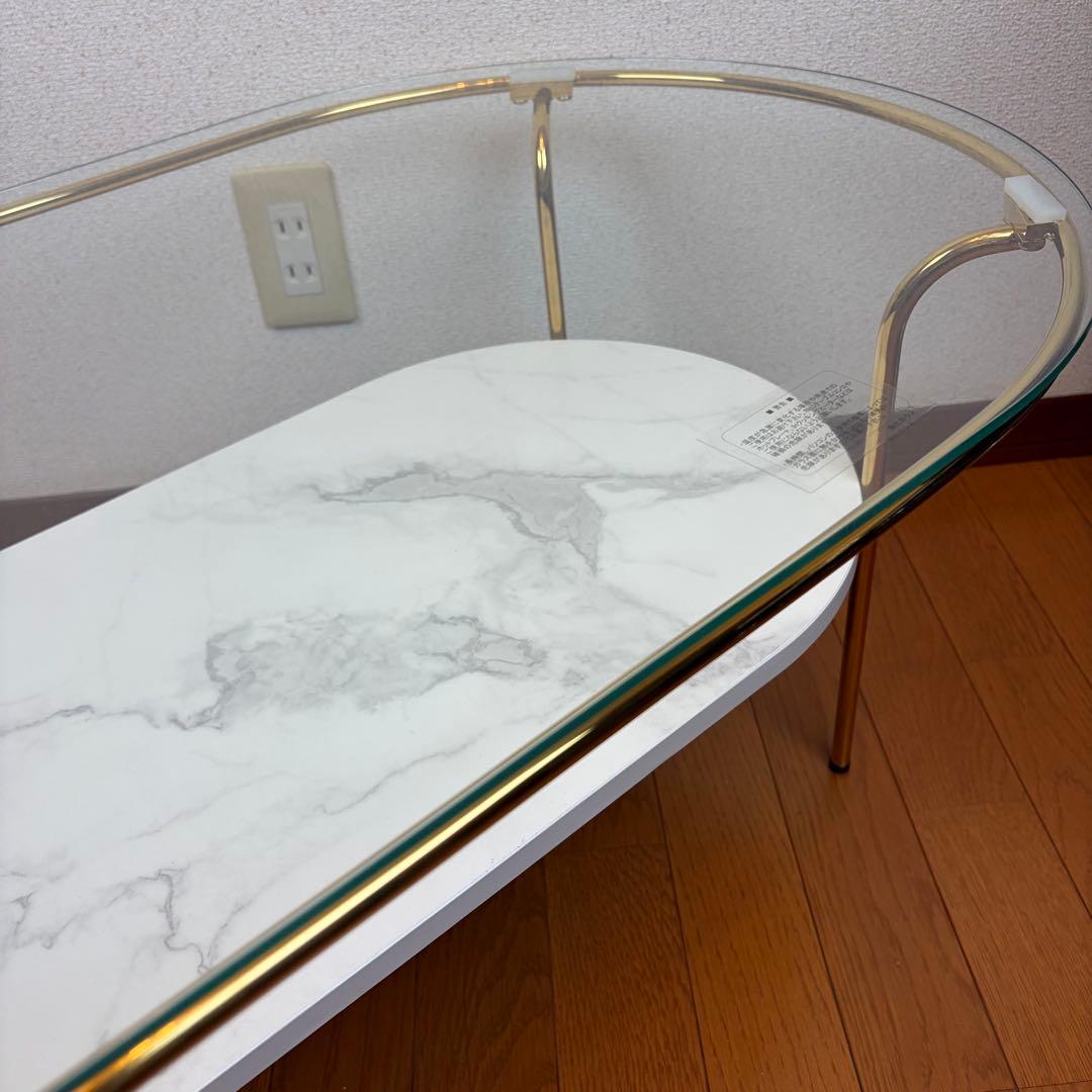 送料無料 Francfranc レガート コーヒーテーブル L 大理石