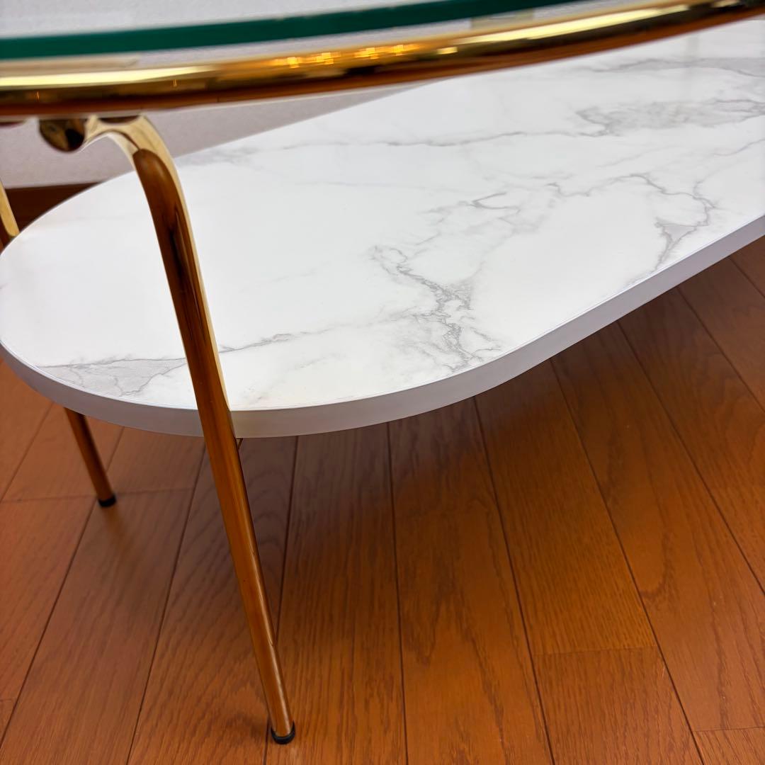 送料無料 Francfranc レガート コーヒーテーブル L 大理石