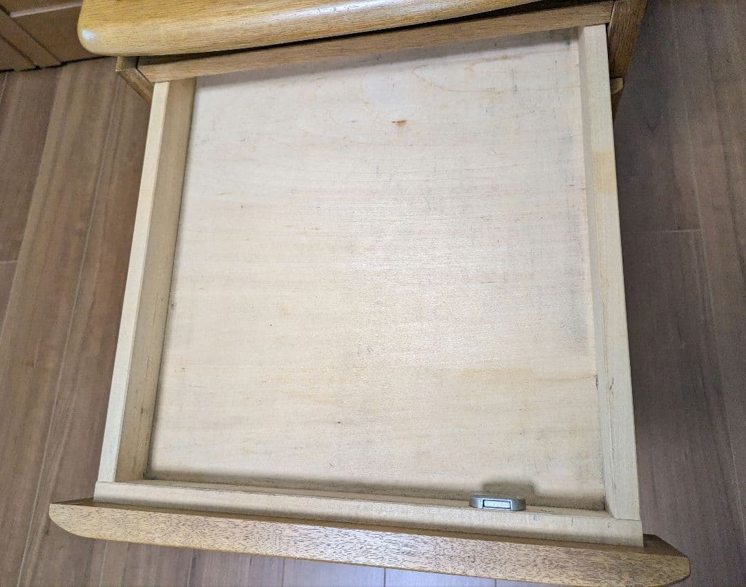 カリモク デスクワゴン 昇降式 バタフライ拡張天板