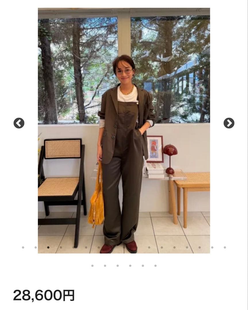 新品ロージーモンスターMカーキー サロペット フリルオーバーオール