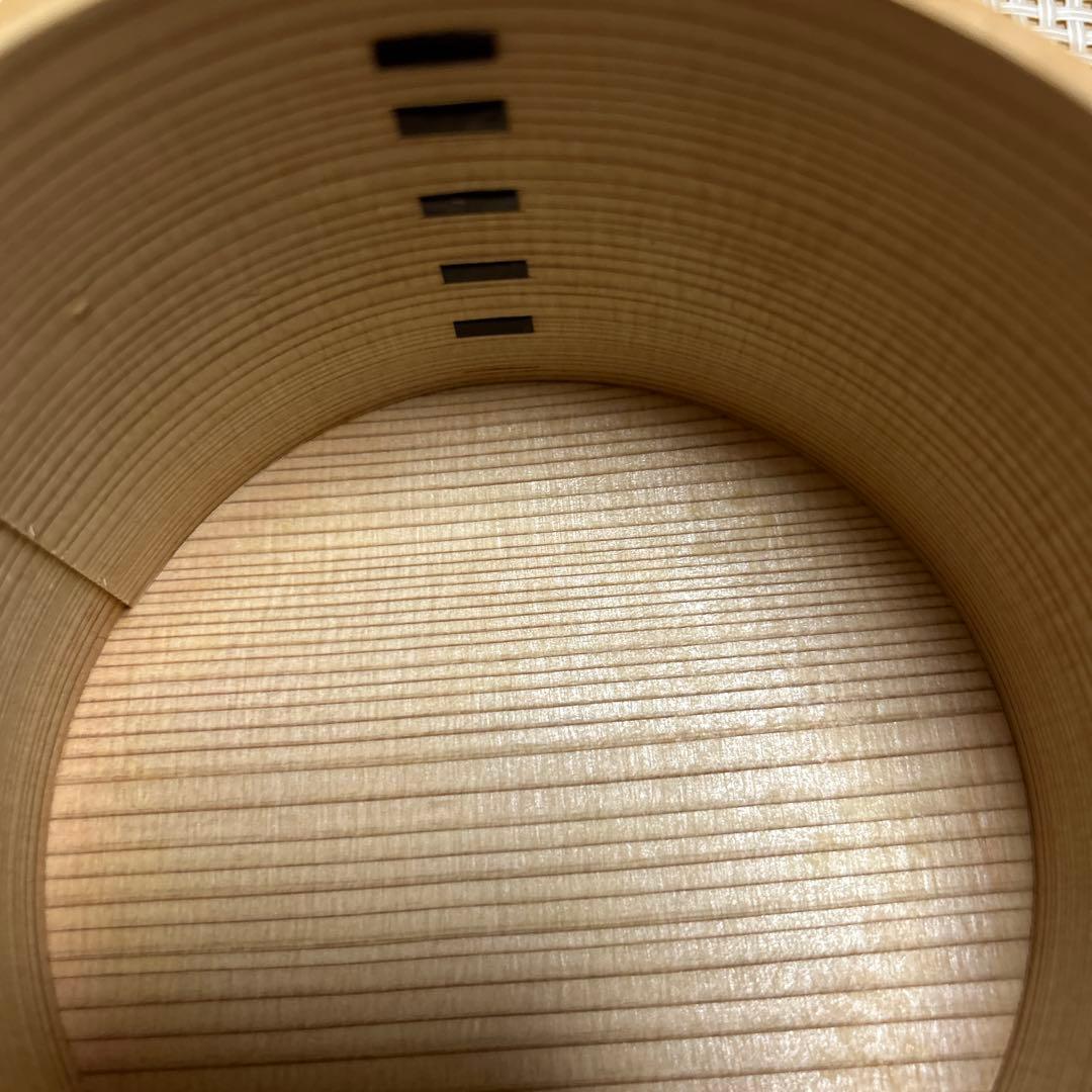 老舗栗久　丸二段弁当　大館曲げわっぱ　弁当箱