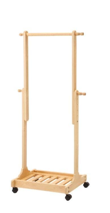 伸張式ハンガー　ナチュラル　ブルックリンスタイル　カリフォルニアスタイル