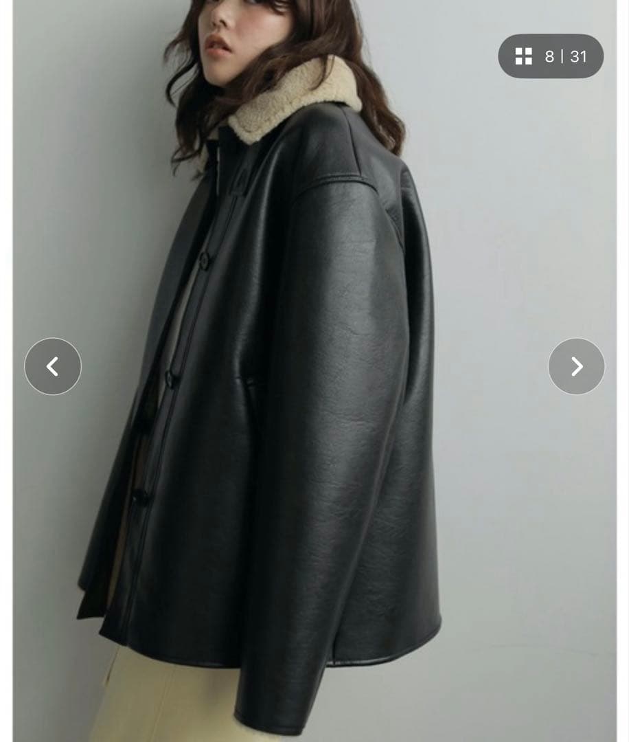 新品　anuke アンヌークBoa Flight Jacket サイズ36