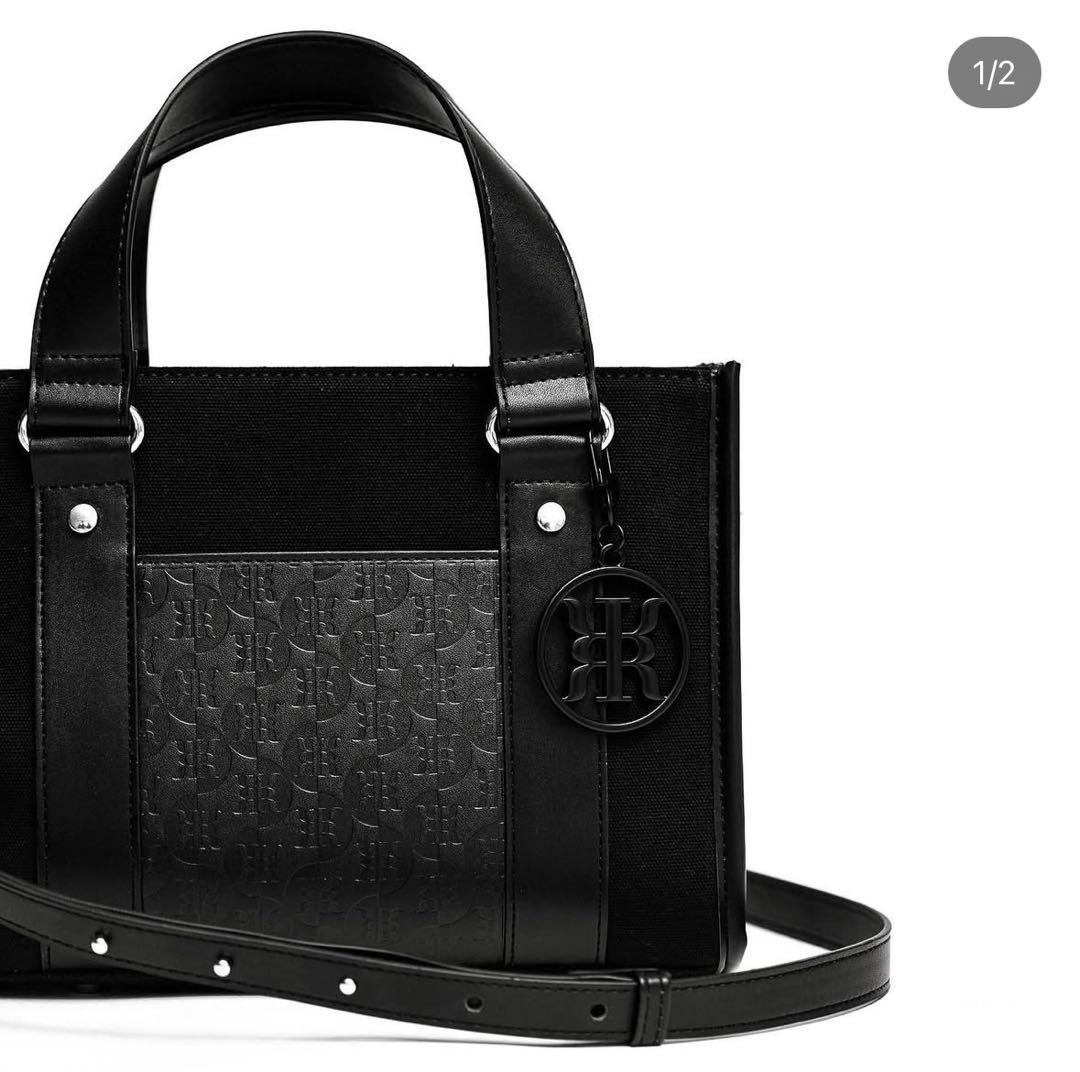 riu embossed tote bag トートバッグ スカーフ付 Rちゃん