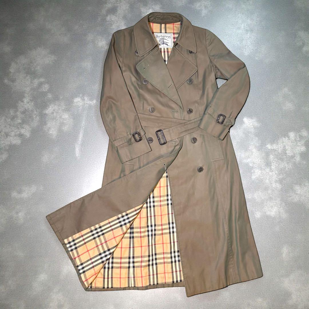 白タグ✨ 希少 Burberrys バーバリー トレンチコート 玉虫色 ベルト