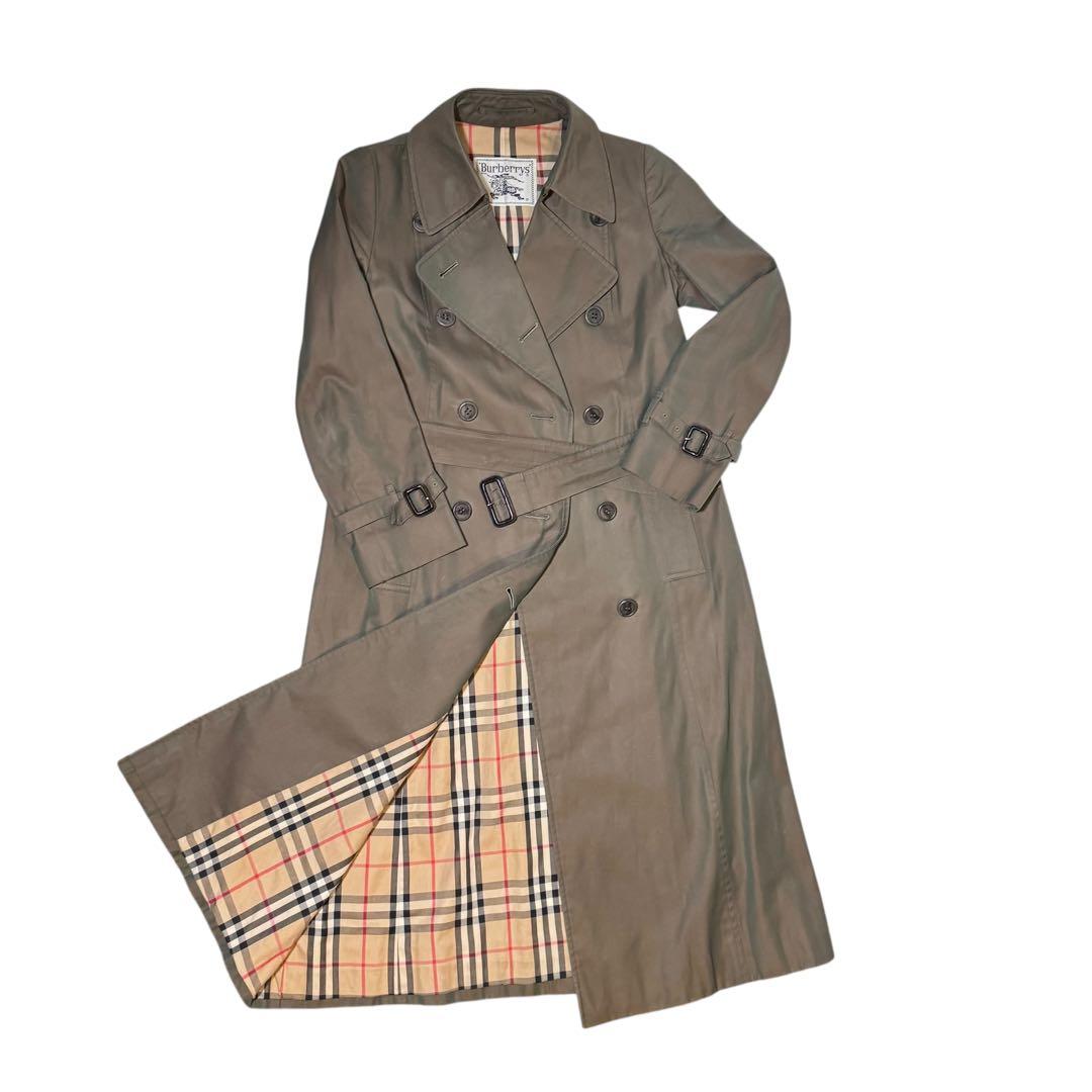 白タグ✨ 希少 Burberrys バーバリー トレンチコート 玉虫色 ベルト