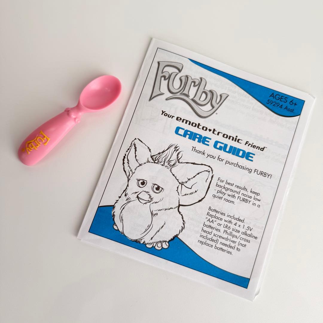 ★ふわわ★ ・・ファービー2 furby 英語版　不稼働　チャコールグレー