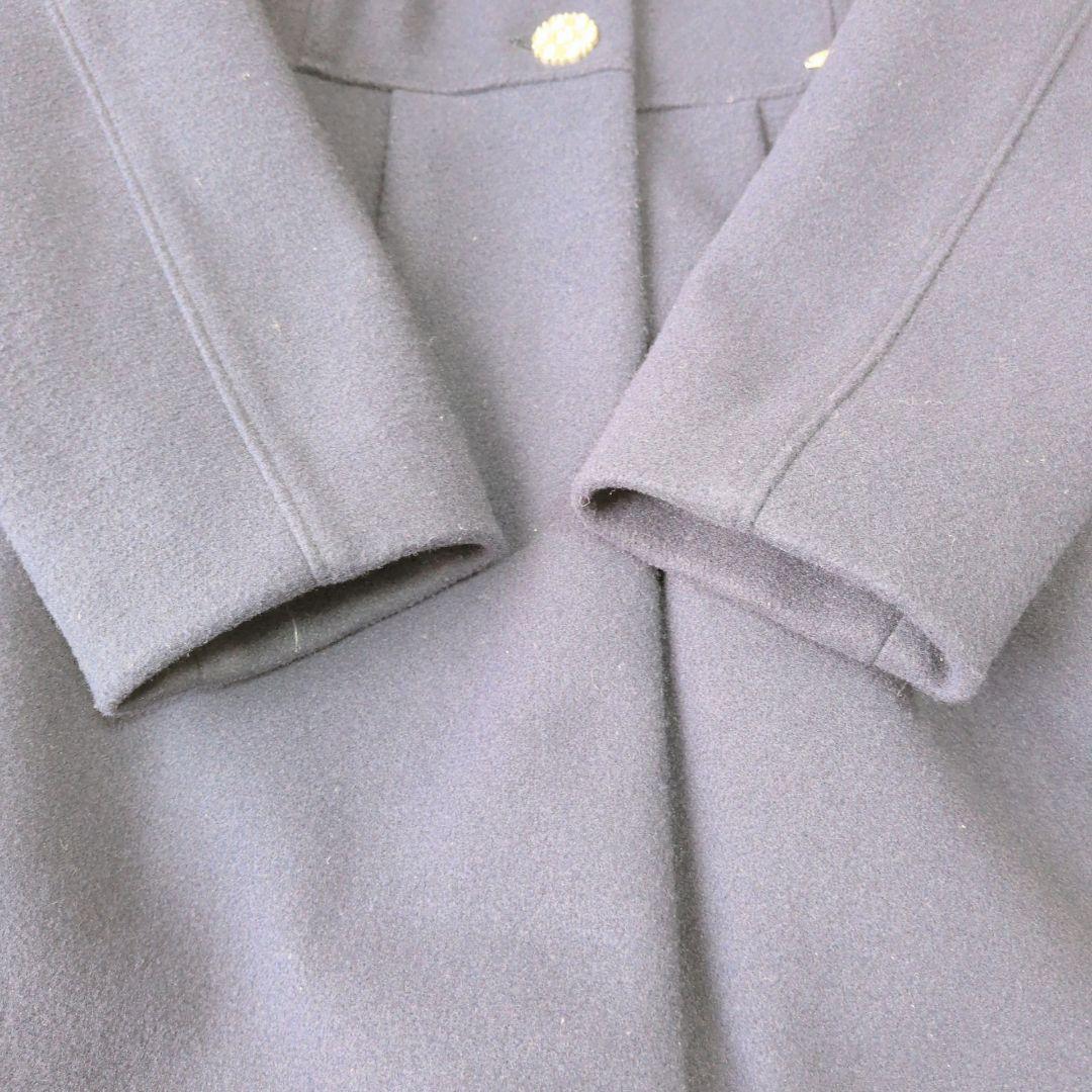 ANNASUI mini アナスイ ロングコート ファー 2way 紺色 130