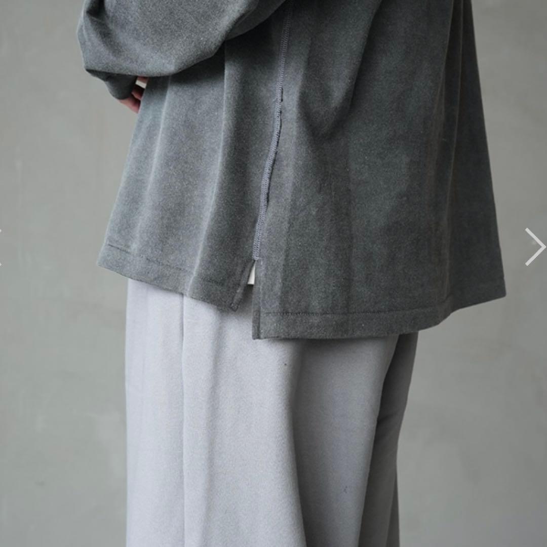 トップス ANCELLM UNEVENNESS type-U LS T-SHIRT