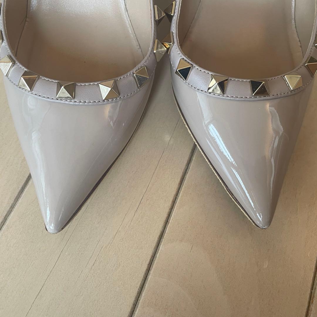 みなみ　VALENTINOヴァレンティノ　パンプス　ピンクベージュ　37