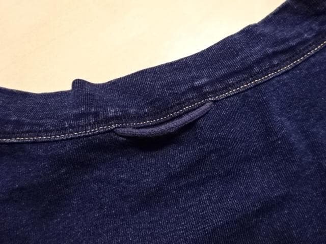 45R ピースバードプリントの90845星Tシャツ インディゴ サイズL