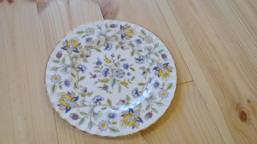  　ミントン　ティーカップ＆ティーポット＆プレートセット