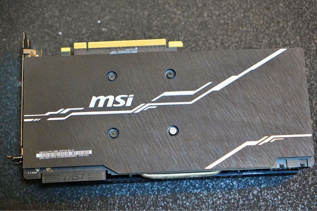 定価9.9万円 MSI GeForce RTX 2080 VENTUS V2