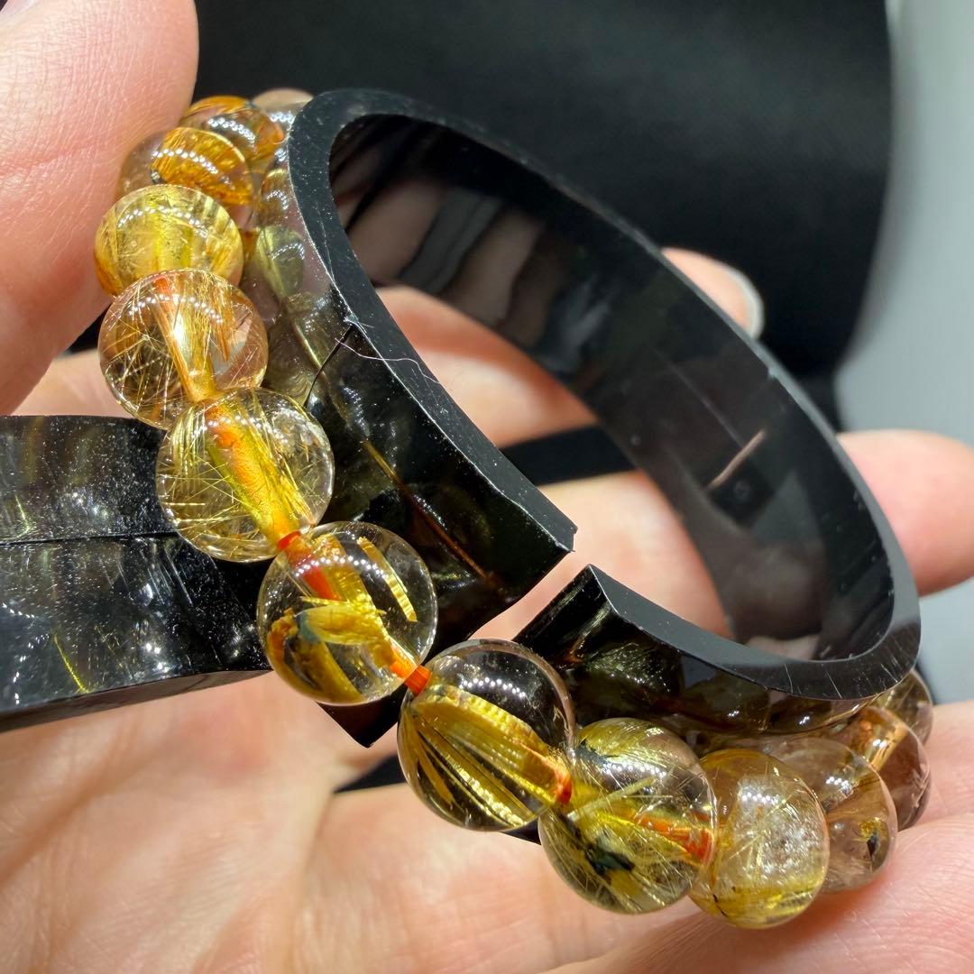 ■ハイクオリティ ゴールド タイチン ルチル クォーツ 102■