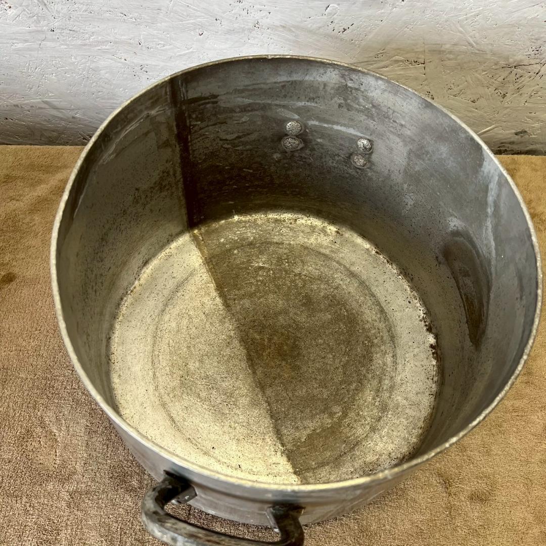 アルミ製 寸胴鍋 蓋なし 2個セット 30cm 33cm 調理鍋 Y1352