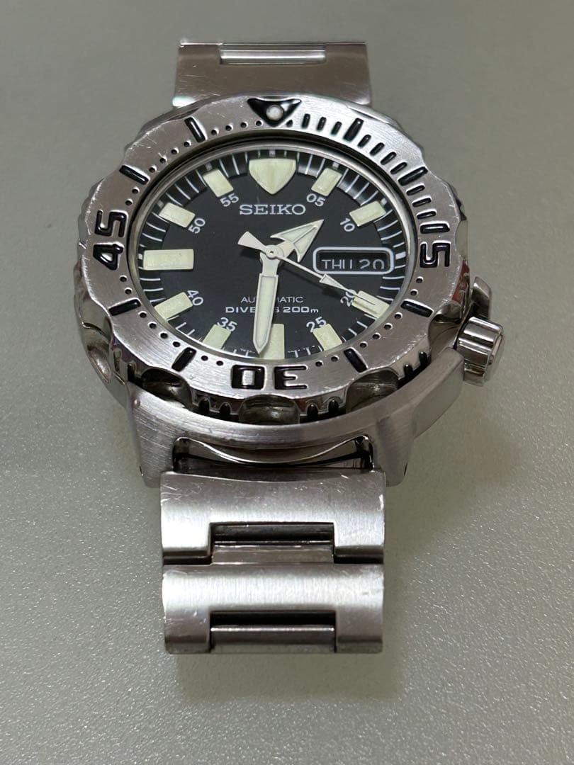 SEIKO ブラックモンスターSKX779 7S26-0350ダイバーズ自動巻