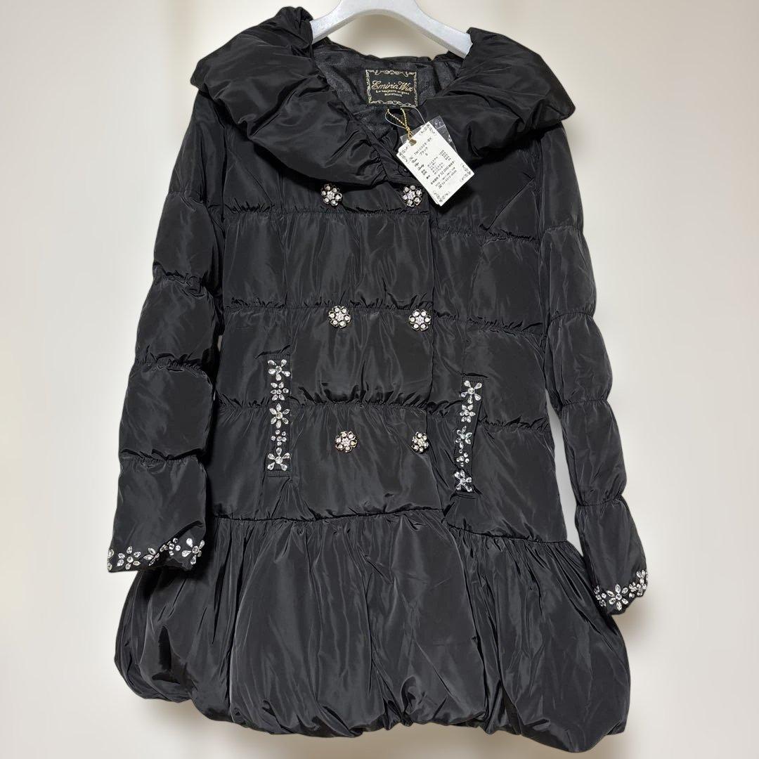 専用ページ 新品 EmiriaWiz ブラック ダウンジャケット S