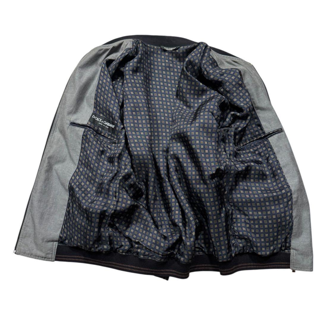 DOLCE & GABBANA ボンバージャケット グレー 正規品 L