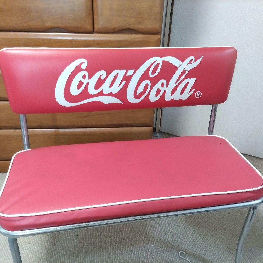 値下げしました Coca-Cola レトロベンチ 赤