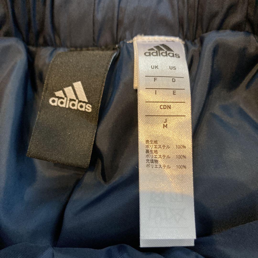 アディダス トラックパンツ　防寒仕様　紺M