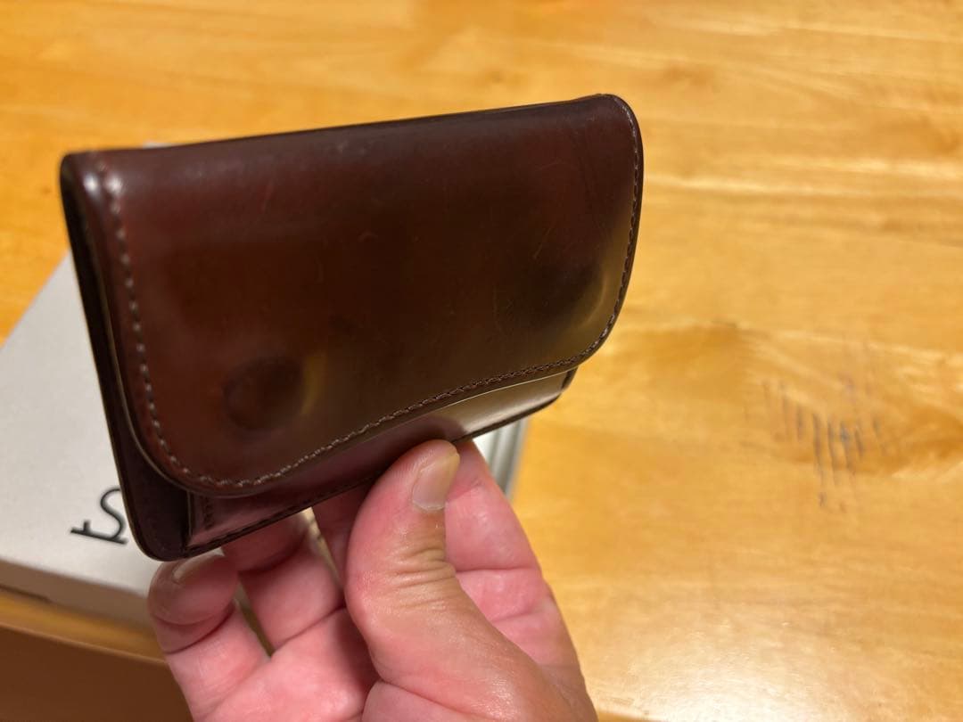 ワイルドスワンズ　タング（Tongue）シェルコードバン　小銭入れ　#8