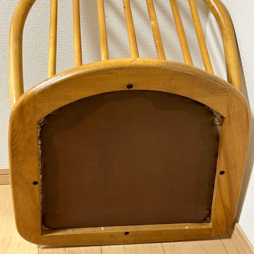 和座椅子 木製 4脚セット