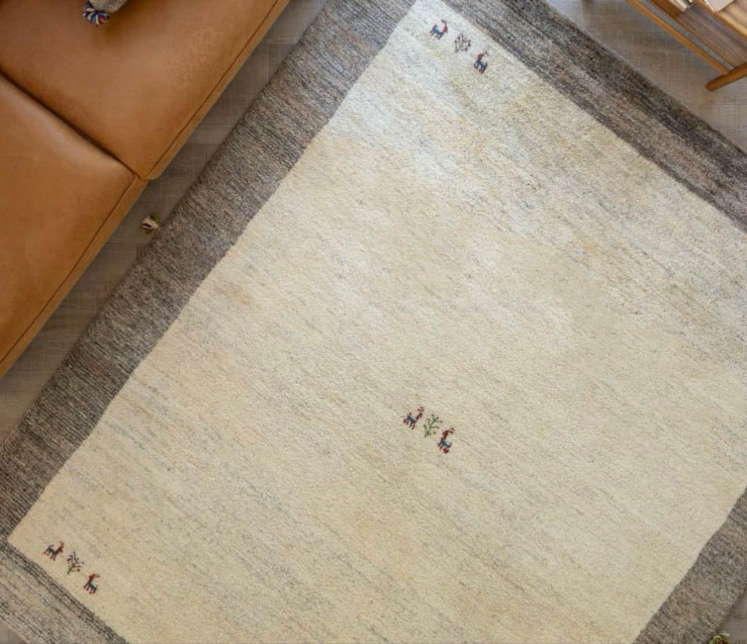 イラン産　ペルシャ手織りギャッベ　204×246cm