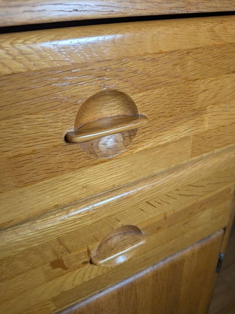 《送料込》ナジコ 80年代 ヴィンテージキャビネット 木製棚 北欧レトロ家具