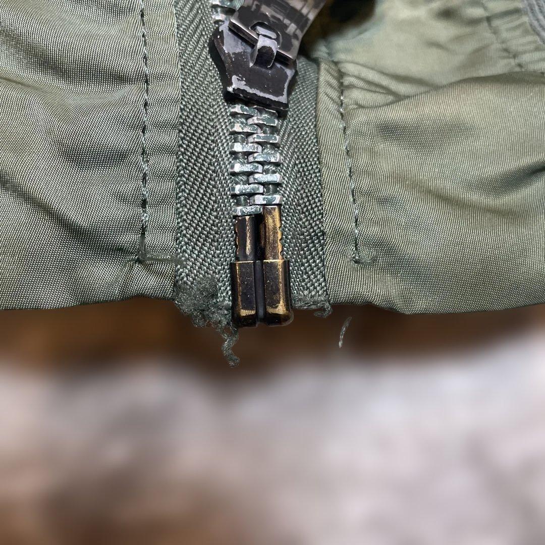 90s USA製Alpha Industries MA-1 オリーブグリーンM