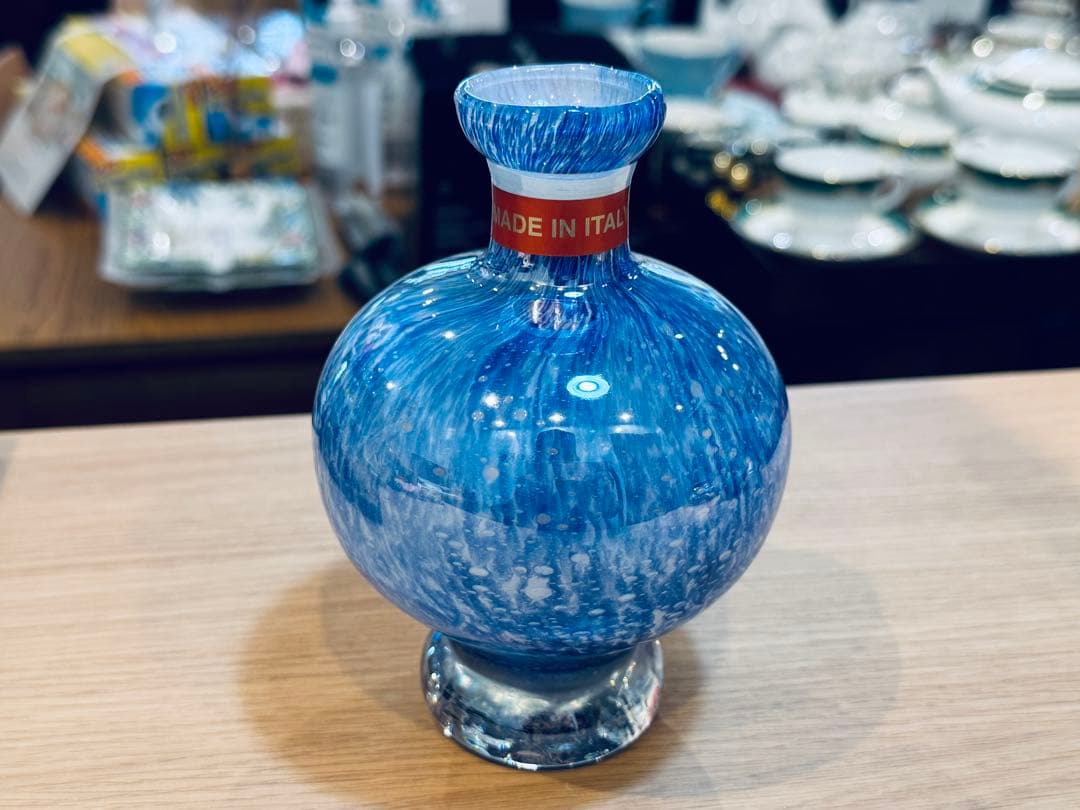 B8020【ムラーノ】 一輪挿し 花器 イタリア ベネチアングラス