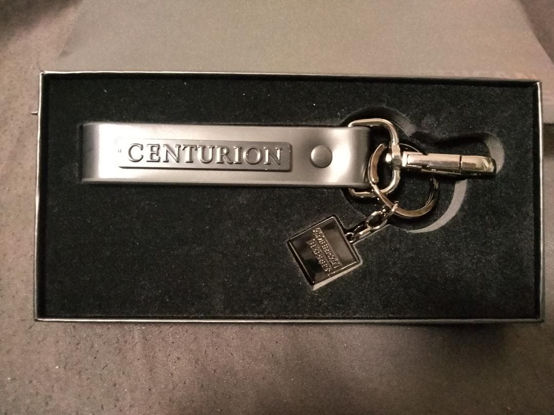 【ぱおおです】アメックス　センチュリオンキーホルダー