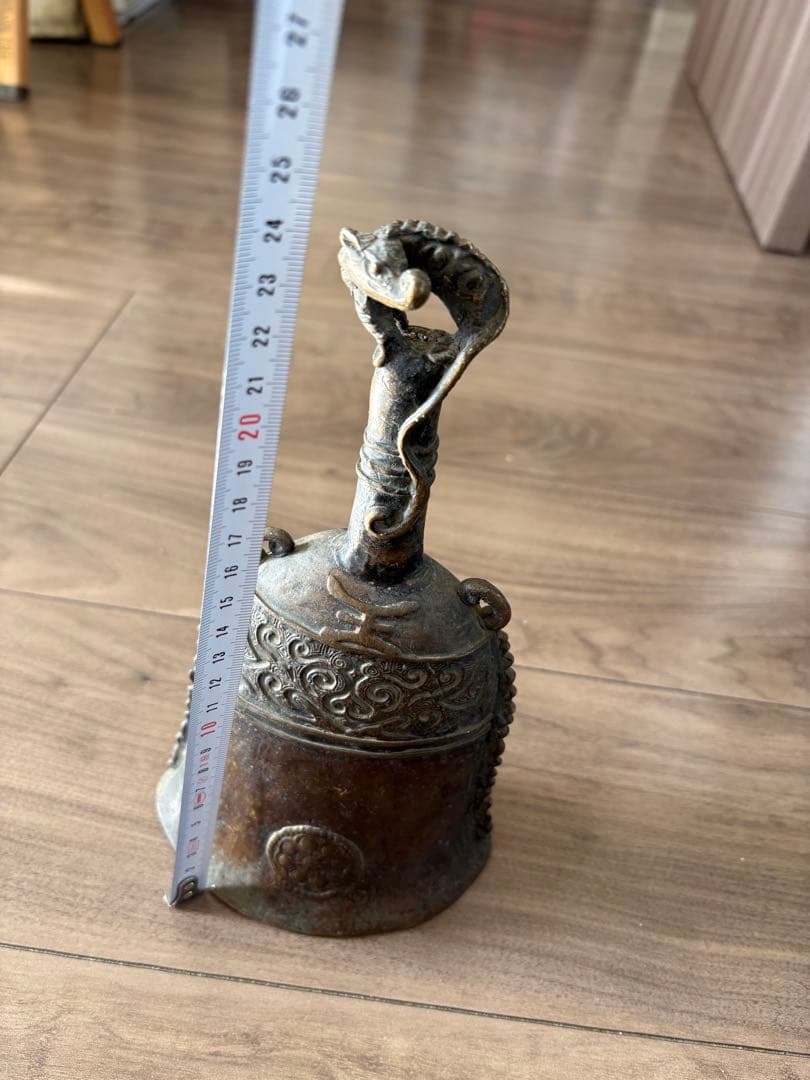 吊鐘，古道具，古銅製，時代物