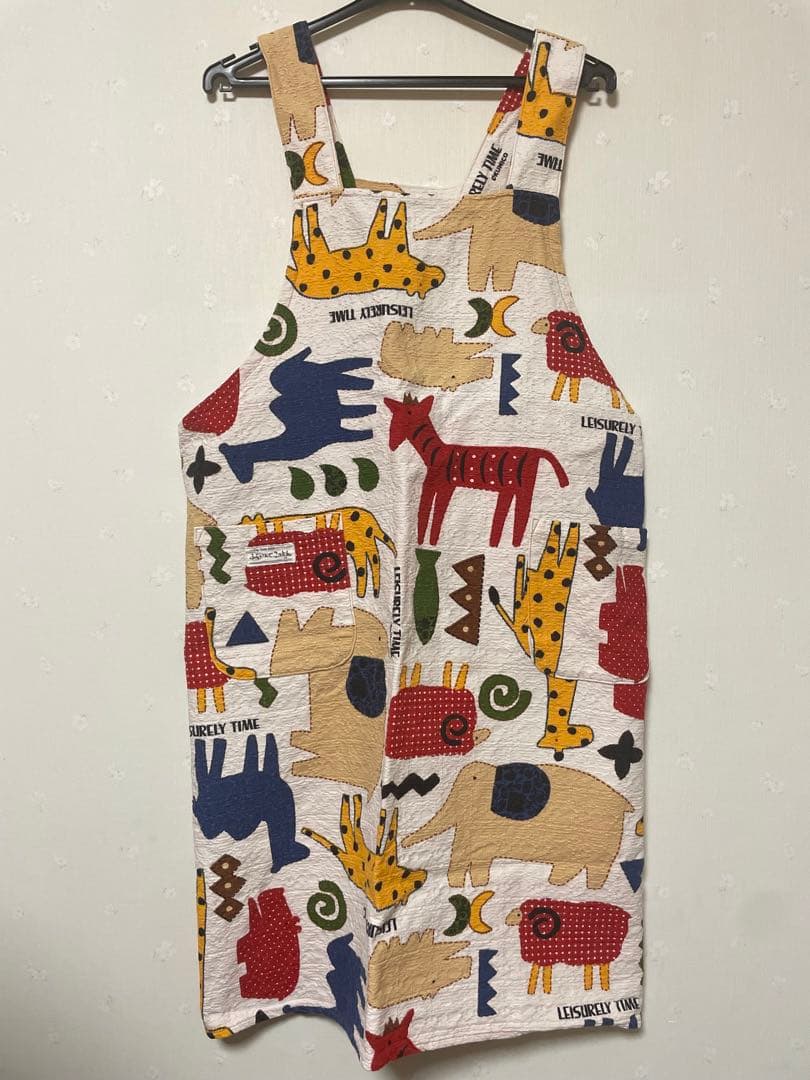 ふらいんぐこっとん　動物　エプロン　大人用