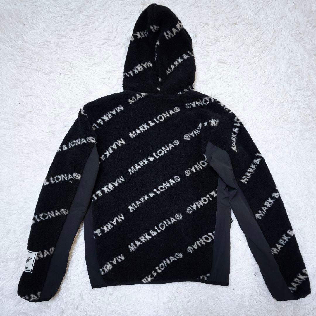 【極美品】23AW MARK&LONA マークアンドロナ ボアブルゾン 46 黒