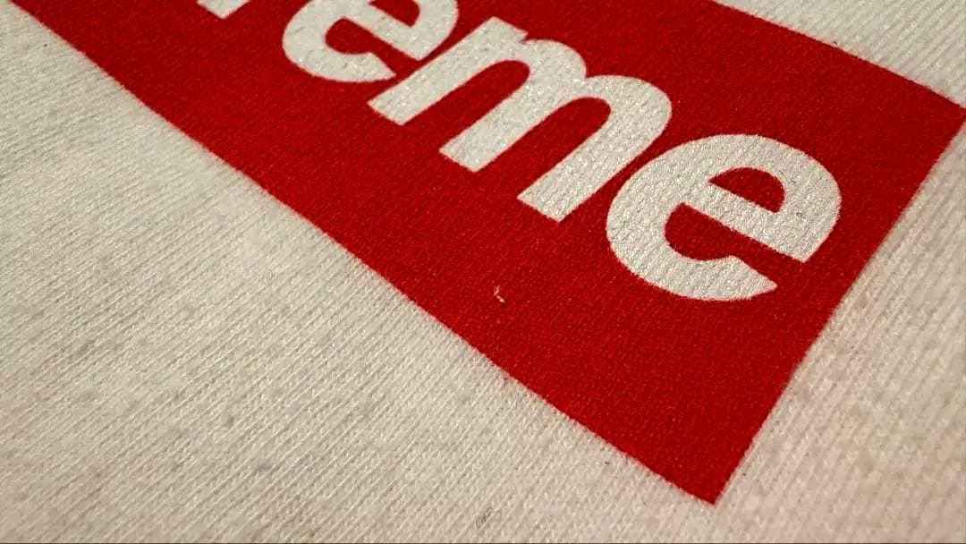 Supreme Box Logo L/S Tee ホワイト 20aw