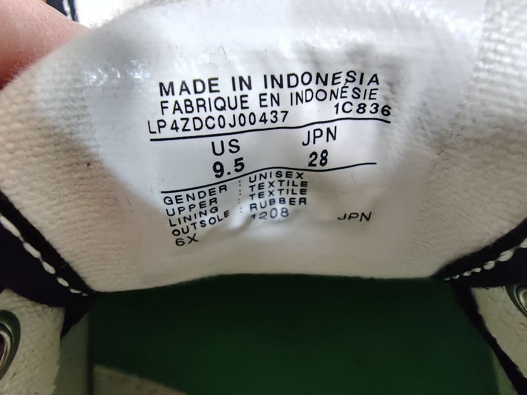 Addict Converse アディクト ジャックパーセル 黒 白 28