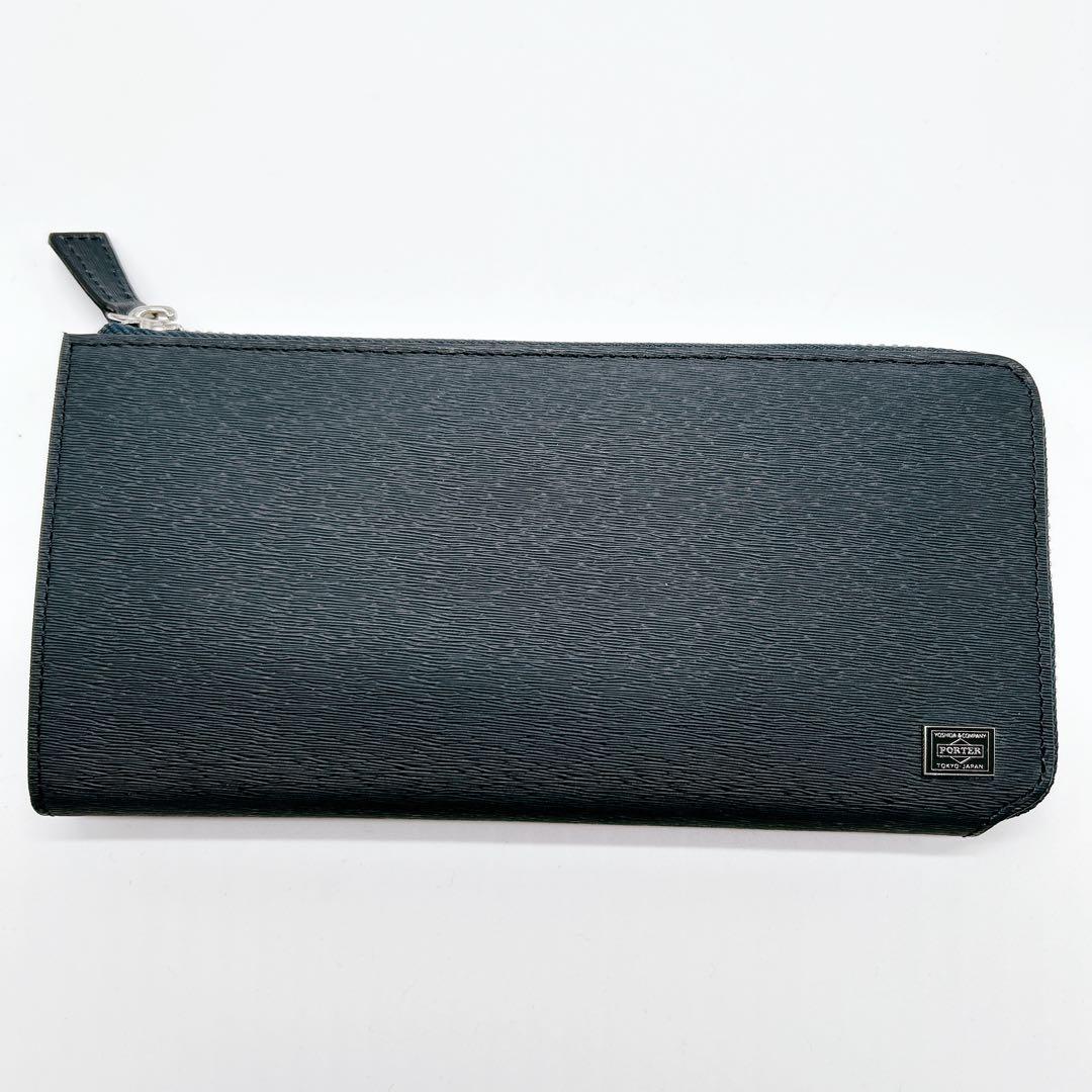 未使用品✨PORTER ポーター カレント 長財布 L字 ファスナー ネイビー