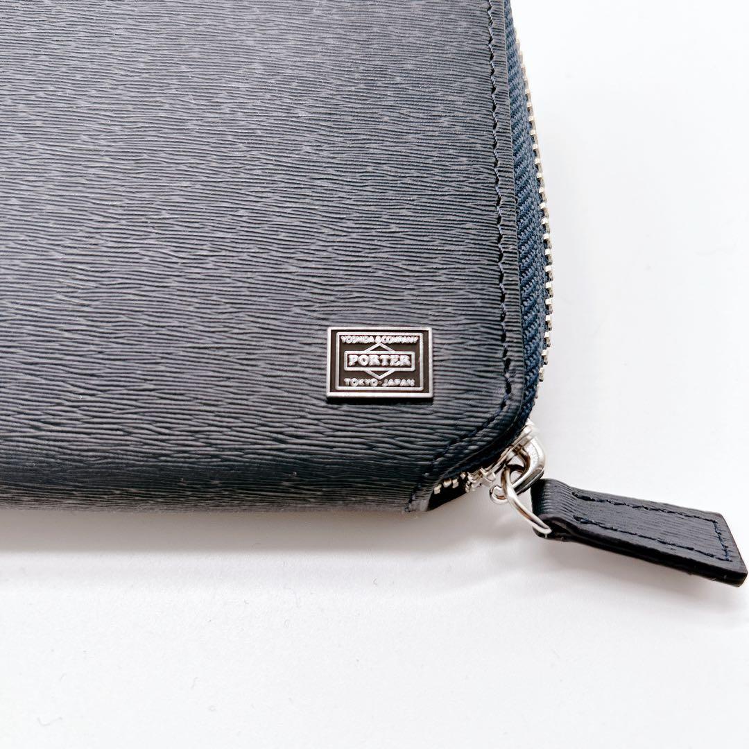 未使用品✨PORTER ポーター カレント 長財布 L字 ファスナー ネイビー