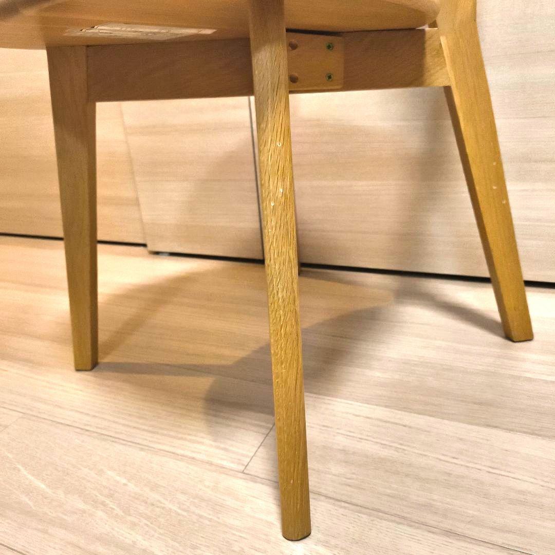 ダイニングチェア　大川家具　　オーク無垢　ウッドチェア